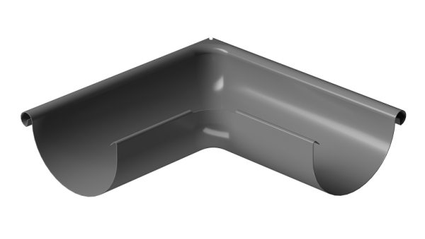 Угол внешний 90° D125 Döcke STAL PREMIUM Графит, (RAL 7024) купить в Электроуглях