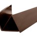 Уголок ДПК для сайдинга 70x70x3000мм Коричневый купить в Электроуглях