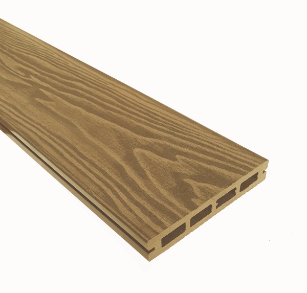 Террасная доска из ДПК Terrapol Смарт 3D Пустотелая с пазом Дуб Севилья купить в Электроуглях