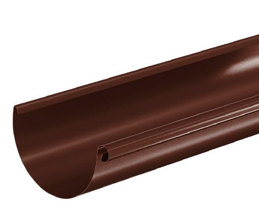 Водосток Aquasistem, система 125x90 - Водосточный желоб 3.00м RAL 8017 Коричневый купить в Электроуглях