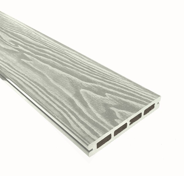 Террасная доска из ДПК Terrapol Смарт 3D Пустотелая с пазом Дуб беленый купить в Электроуглях