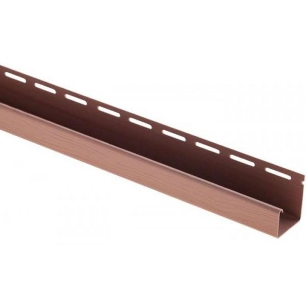 J-профиль Люкс Крашенный, T-15, ВН, Красно-коричневый купить в Электроуглях