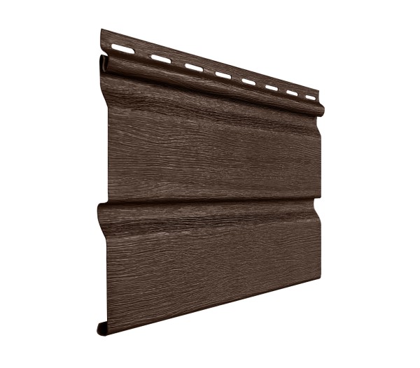Виниловый сайдинг fineber (файнбер) - серия "стандарт", коричневый купить в Электроуглях