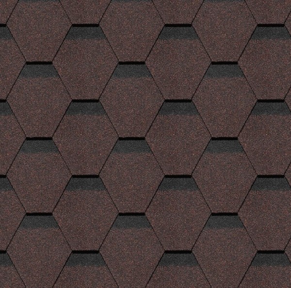 Гибкая черепица Docke, коллекция Шеффилд – Корица купить в Электроуглях