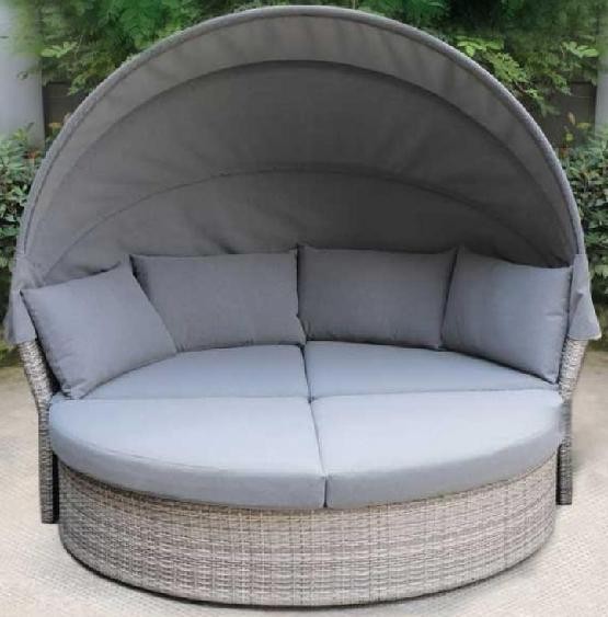 Диван-Трансформер AFINA плетеный из иск. ротанга AFM-325G Grey купить в Электроуглях