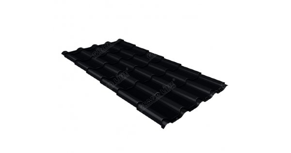 Металлочерепица камея 0,45 Drap RAL 9005 черный купить в Электроуглях