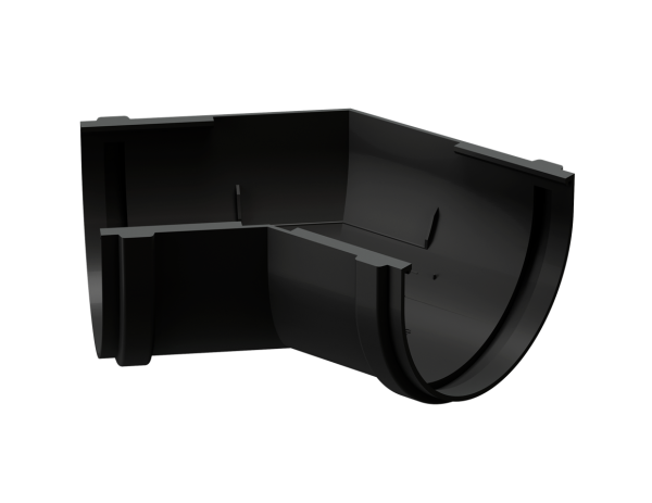 Угол желоба универсал 135˚ Docke Premium ПВХ - Карбон купить в Электроуглях