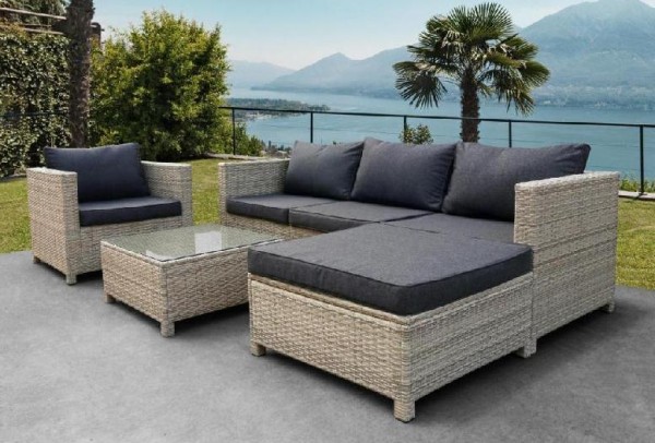 Комплект мебели AFINA плетеной из иск. ротанга YR821G Grey/Grey купить в Электроуглях