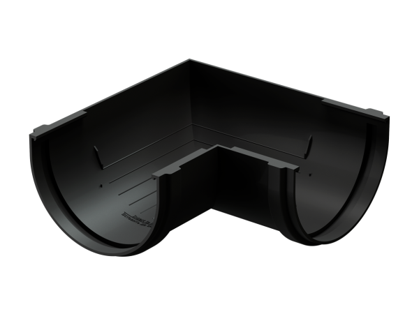 Угол желоба универсал 90˚ Docke Premium ПВХ - Карбон купить в Электроуглях