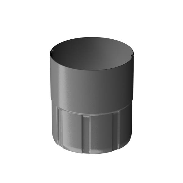 Муфта соединительная для водостока Döcke STAL PREMIUM, Графит купить в Электроуглях