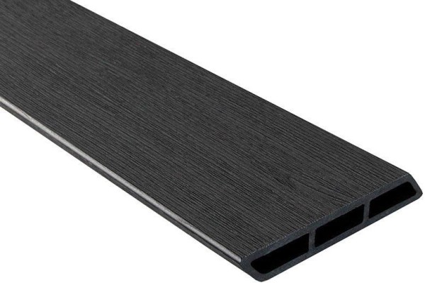 Доска Ромбус 3D ДПК Outdoor STORM BLACK черная купить в Электроуглях