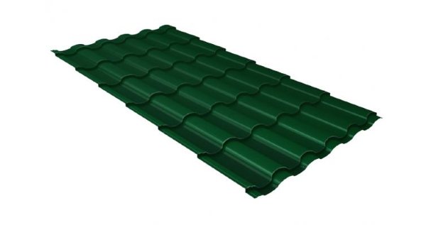 Металлочерепица кредо 0,5 Satin RAL 6005 зеленый мох купить в Электроуглях
