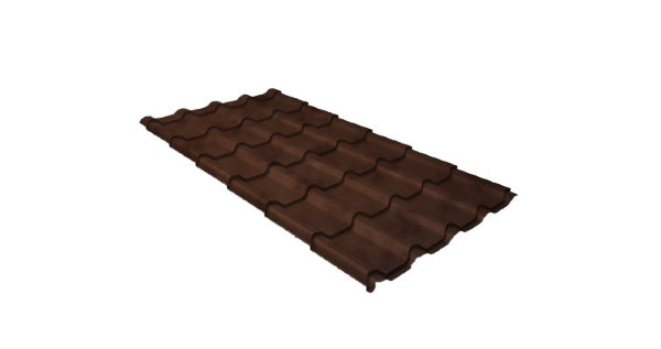 Металлочерепица камея 0,45 Safari Twincolor Brown купить в Электроуглях