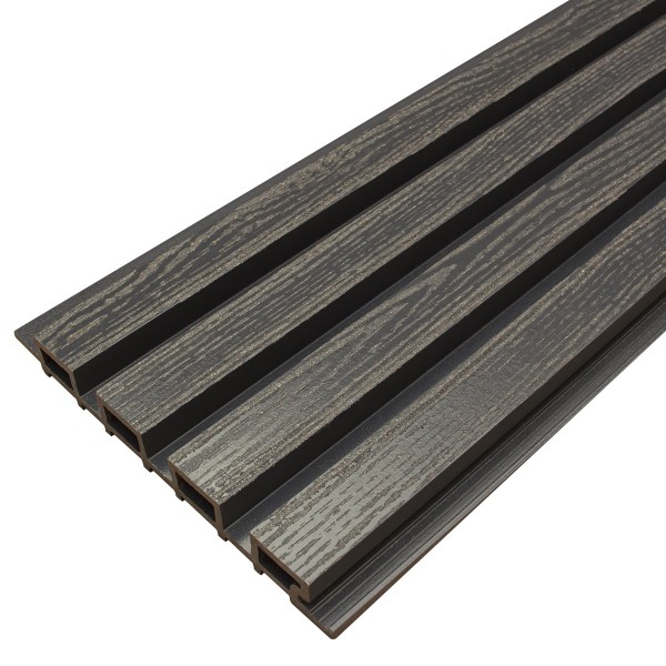 Фасадная доска из ДПК Faynag Wood Рейка Мокрый Асфальт купить в Электроуглях