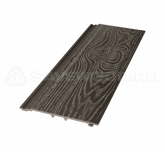Сайдинг из дпк savewood sw-cedrus тангенциальный распил темно-коричневый купить в Электроуглях
