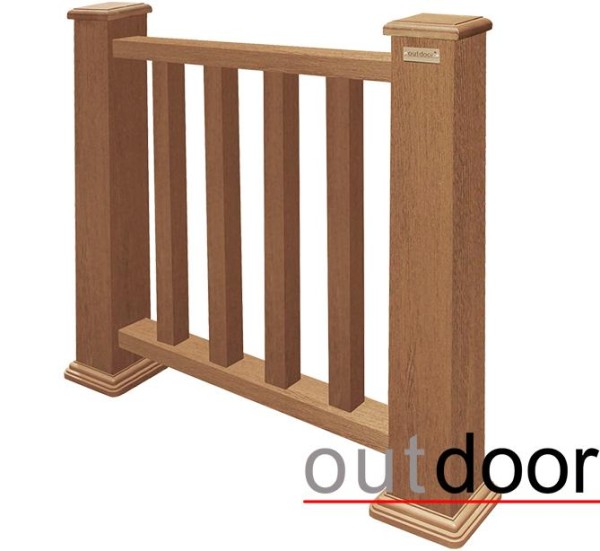 Ограждение из ДПК Outdoor Классик 3D STORM дуб купить в Электроуглях