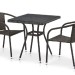 Комплект плетеной мебели AFINA из иск. ротанга T282BNT/Y137C-W53 Brown 2Pcs купить в Электроуглях