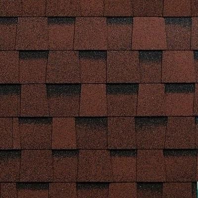 Двухслойная ламинированная черепица Shinglas, серия Фазенда – Красный купить в Электроуглях