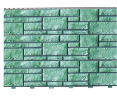 Фасадные панели «Доломит эксклюзивный», Малахит