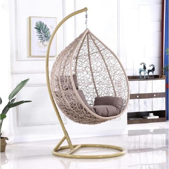 Кресло Подвесное из искусственного ротанга AFM-169A-XLB Beige купить в Электроуглях
