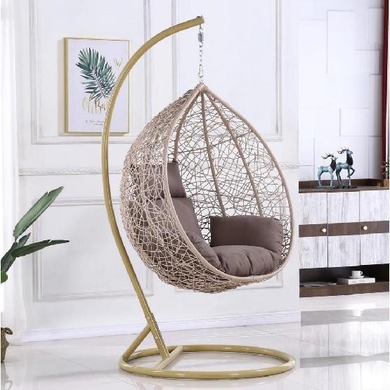 Кресло Подвесное из искусственного ротанга AFM-169A-LB Beige купить в Электроуглях