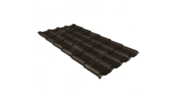 Металлочерепица камея 0,5 Satin RR 32 темно-коричневый купить в Электроуглях