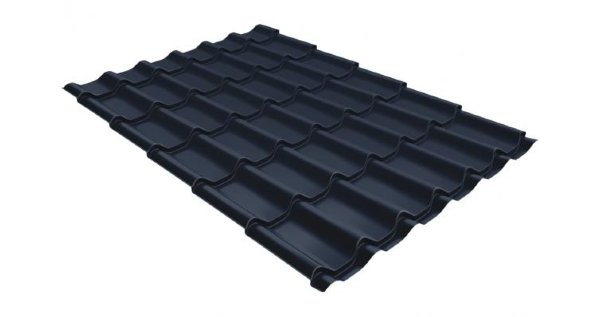 Металлочерепица классик 0,5 Satin RAL 7024 мокрый асфальт купить в Электроуглях