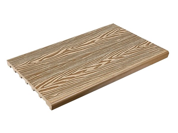 Ступень полнотелая из ДПК Deckart Step 3D Орех купить в Электроуглях