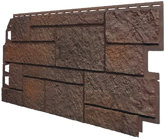 Фасадная панель VOX Sandstone (Сандстоун) темно коричневый купить в Электроуглях