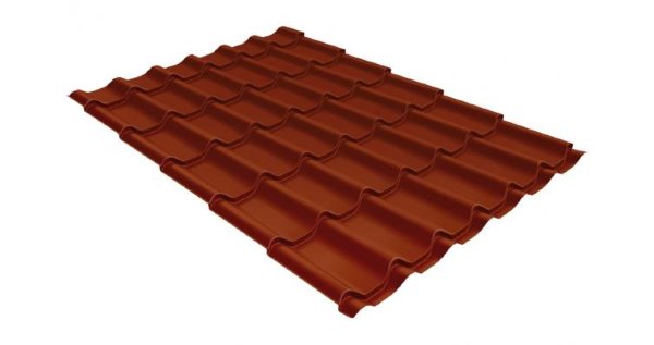 Металлочерепица классик 0,5 Satin RAL 8004 терракота купить в Электроуглях