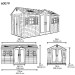 Сарай пластиковый LifeTime 15x8 DD купить в Электроуглях