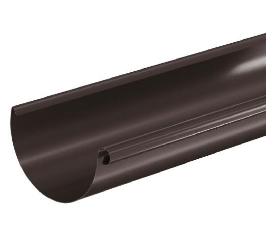 Водосток Aquasistem, система 150/100 - Водосточный желоб 3.00м RR 32 Тёмно Коричневый купить в Электроуглях