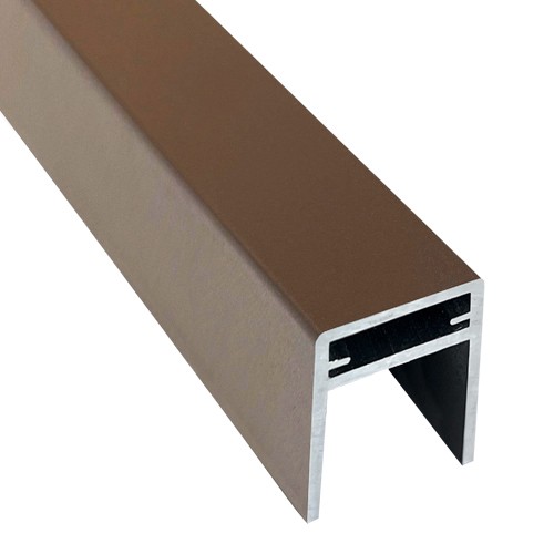 П-профиль Алюминиевый EasyDecking 35x25 Венге купить в Электроуглях