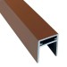 П-профиль Алюминиевый EasyDecking 35x25 Коричневый купить в Электроуглях