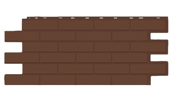 Фасадная панель T-Siding Кирпич Модерн Эко Браун купить в Электроуглях