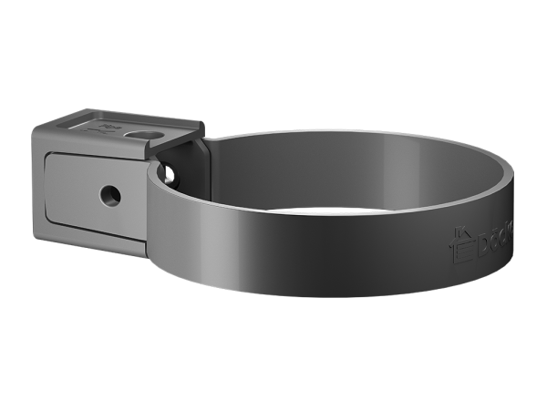 Хомут универсальный для водосточной трубы Docke Premium Графит купить в Электроуглях