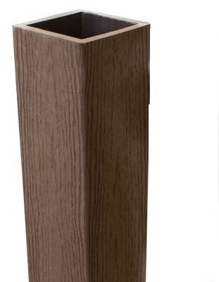 Столб опорный Woodvex Co-Extrusion Темно - Коричневый купить в Электроуглях