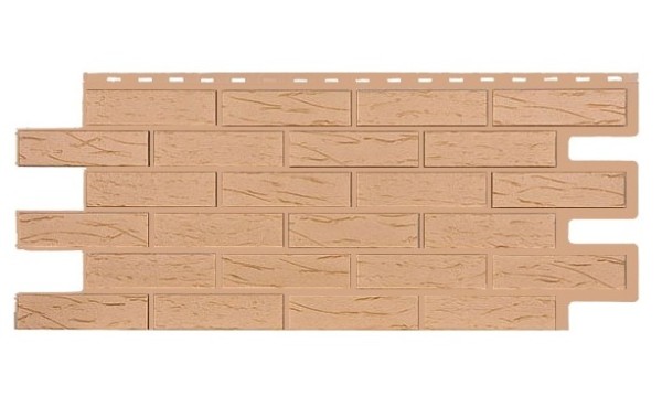 Фасадная панель T-Siding Кирпич Саман Эко Крем купить в Электроуглях