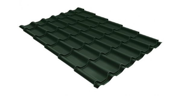 Металлочерепица классик 0,5 Satin RR 11 темно-зеленый купить в Электроуглях